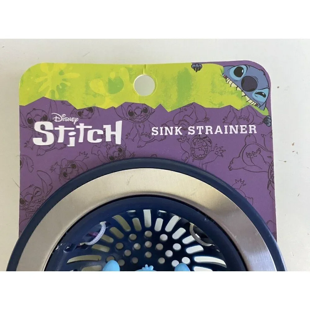 Disney Lilo And Stitch KITCHEN‎ SINK STRAINER Standard Size Drain Blue  NEW